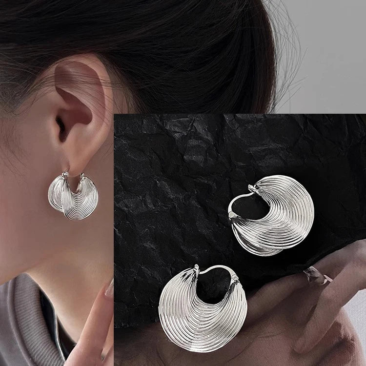 Boucles d’Oreilles Géométriques Velora – Argent 925 (Copie)