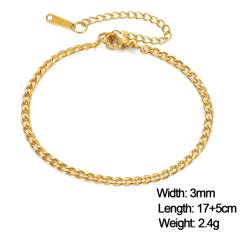 Bracelet Velora – Chaîne Dorée Twist

Bracelet moderne en acier inoxydable couleur or au design chaîne torsadée élégant. Un bijou minimaliste et tendance, parfait pour sublimer vos tenues au quotidien ou lors d’occa