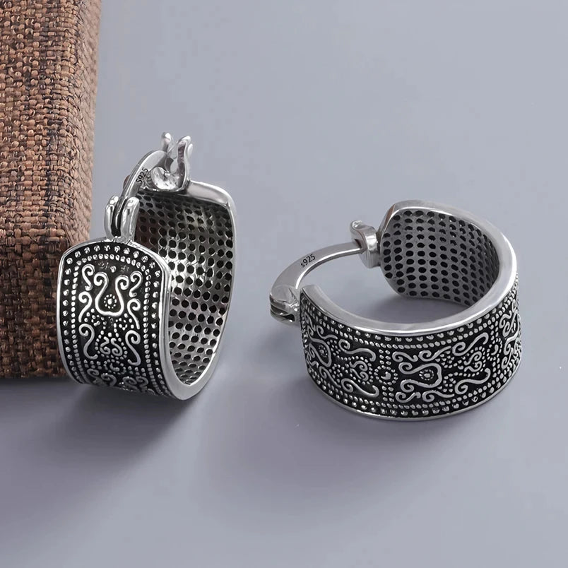 Boucles d’Oreilles Géométriques Velora – Argent 925 (Copie)