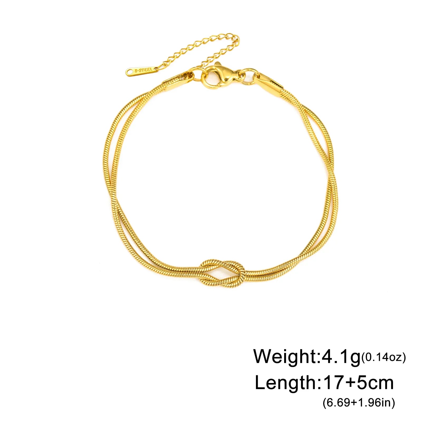 Bracelet Velora – Chaîne Dorée Twist

Bracelet moderne en acier inoxydable couleur or au design chaîne torsadée élégant. Un bijou minimaliste et tendance, parfait pour sublimer vos tenues au quotidien ou lors d’occa