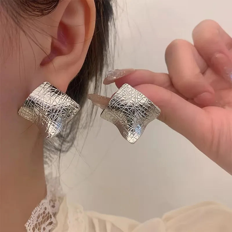 Boucles d’Oreilles Géométriques Velora – Argent 925 (Copie)