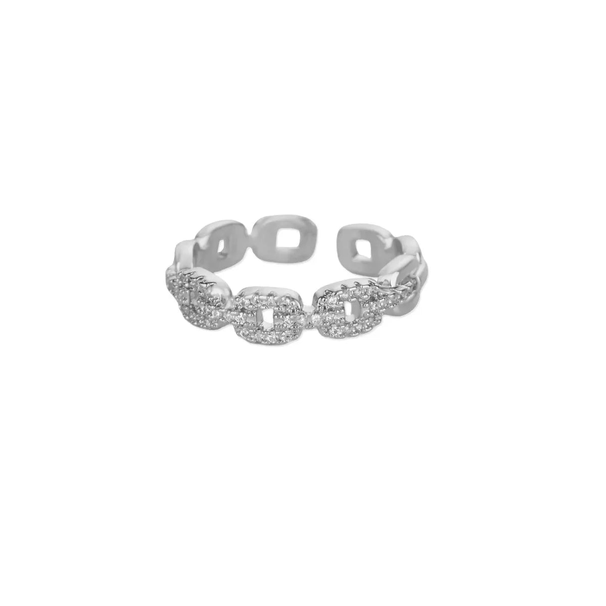 Bague Géométrique Velora – Dorée Acier Inoxydable