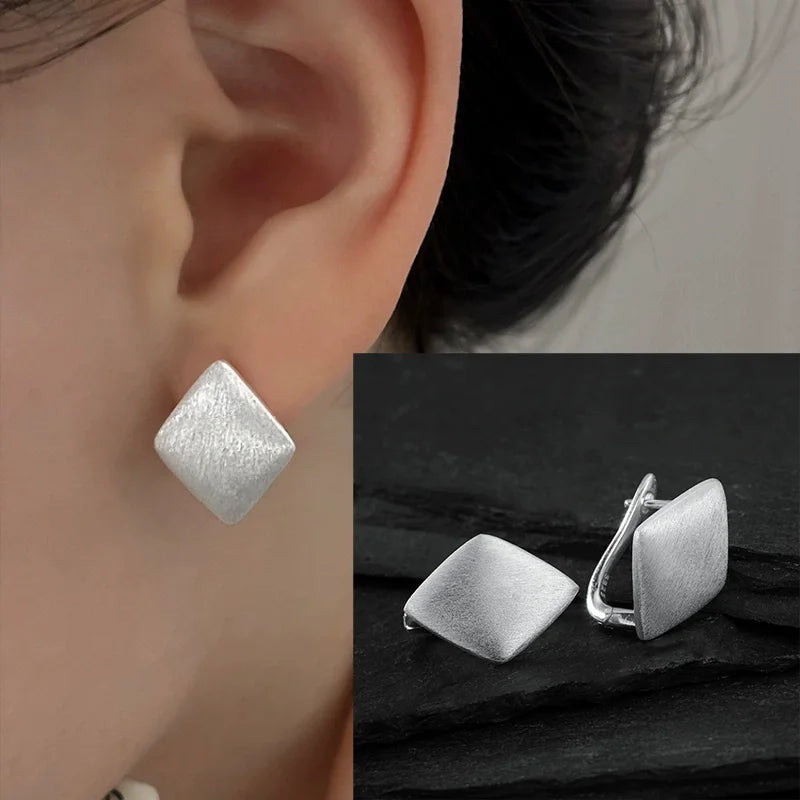 Boucles d’Oreilles Géométriques Velora – Argent 925 (Copie)
