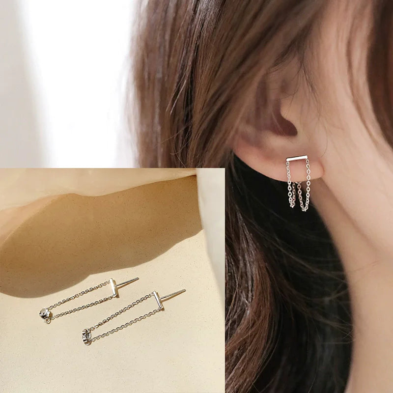 Boucles d’Oreilles Géométriques Velora – Argent 925 (Copie)