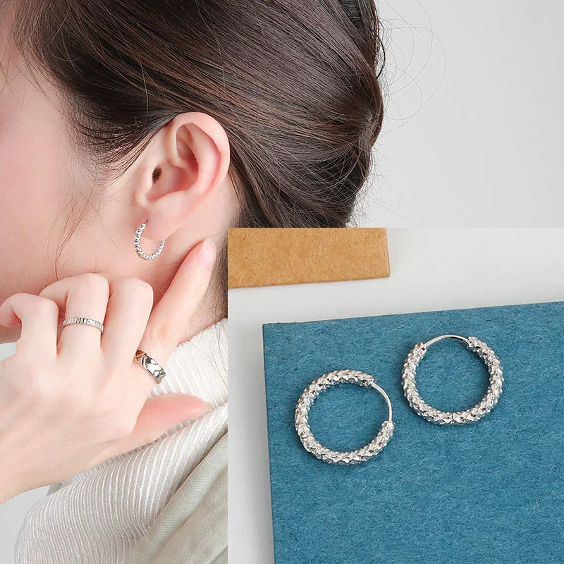 Boucles d’Oreilles Géométriques Velora – Argent 925 (Copie)